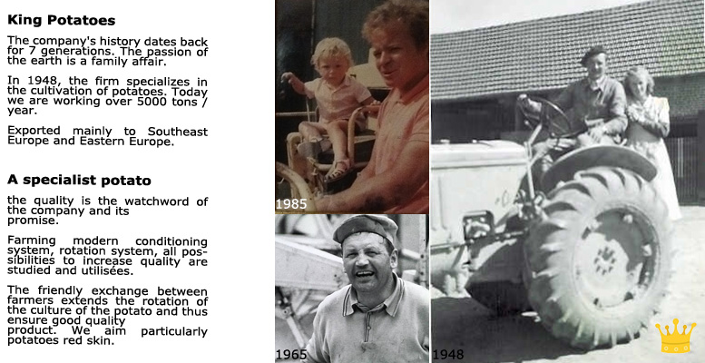 The company's history dates back for 7 generations. the passion of the earth is a family affair